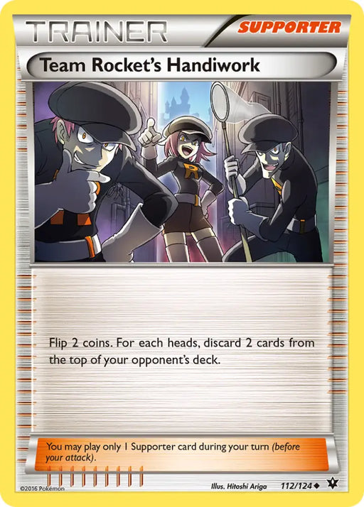 Team Rocket’s Handiwork (112/124) [XY: Fates Collide] - Pokemon Single