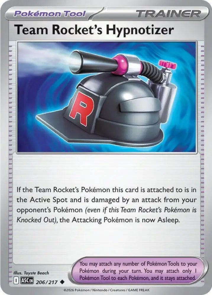 Team Rocket's Hypnotizer (206/217) [ME: Ascended Heroes]