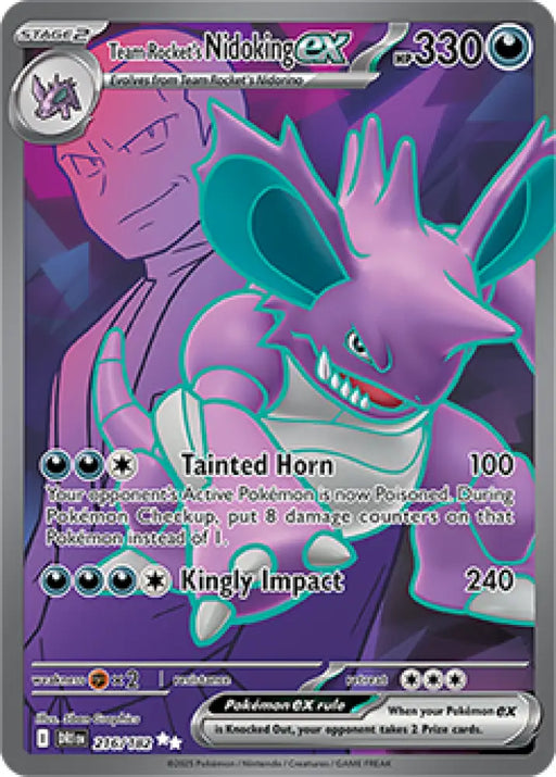 Team Rocket’s Nidoking ex (216/182) [SV10: Destined Rivals] - Pokemon Single