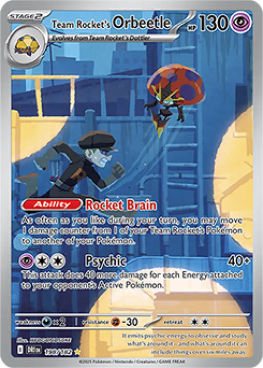 Team Rocket’s Orbeetle (198/182) [SV10: Destined Rivals] - Pokemon Single