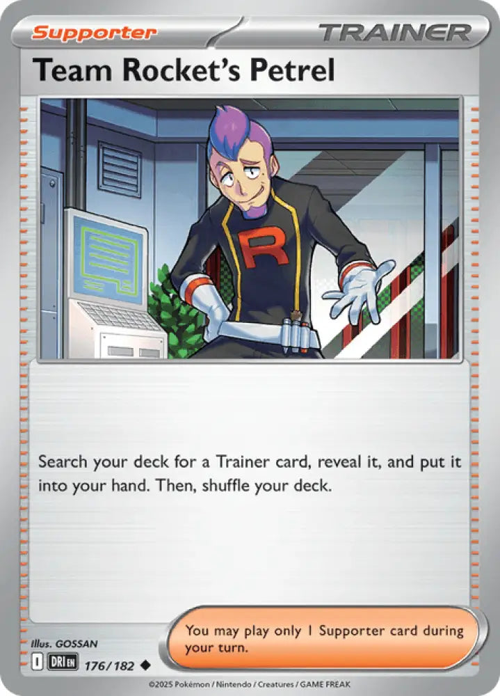 Team Rocket’s Petrel (176/182) [SV10: Destined Rivals] - Pokemon Single