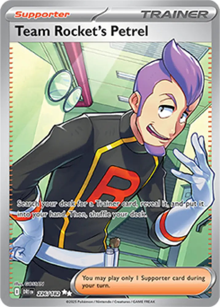 Team Rocket’s Petrel (226/182) [SV10: Destined Rivals] - Pokemon Single