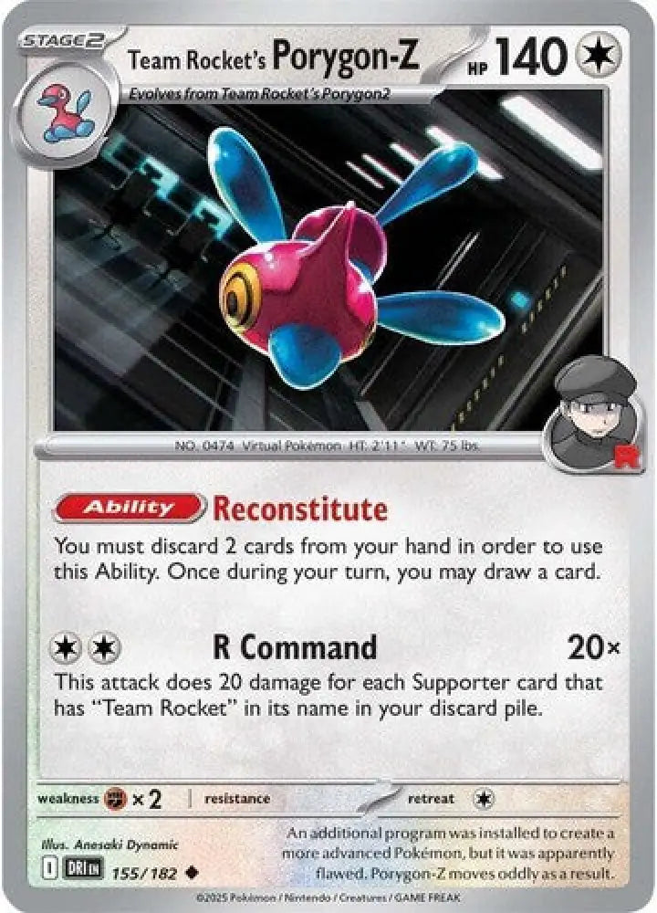 Team Rocket’s Porygon-Z [SV10: Destined Rivals] - Pokemon Single