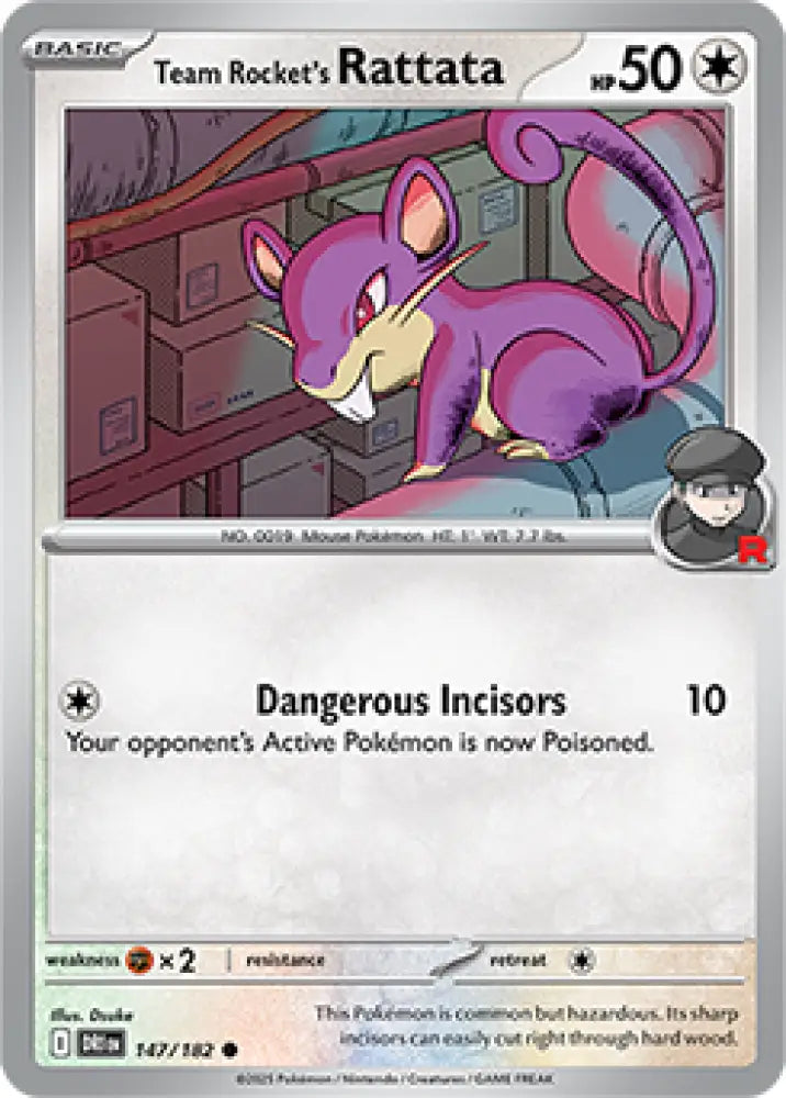 Team Rocket’s Rattata [SV10: Destined Rivals] - Pokemon Single
