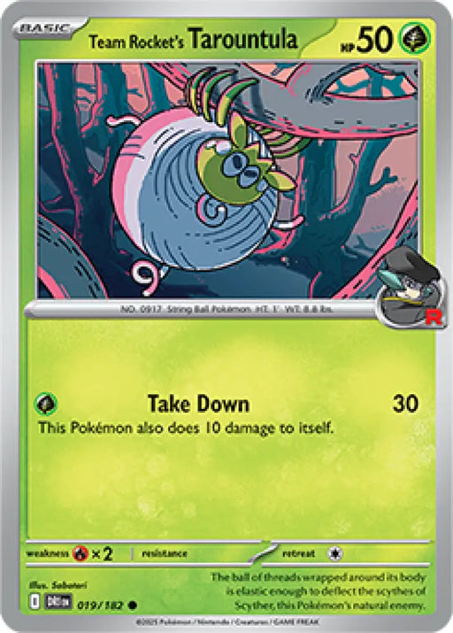 Team Rocket’s Tarountula - 019/182 [SV10: Destined Rivals] - Pokemon Single