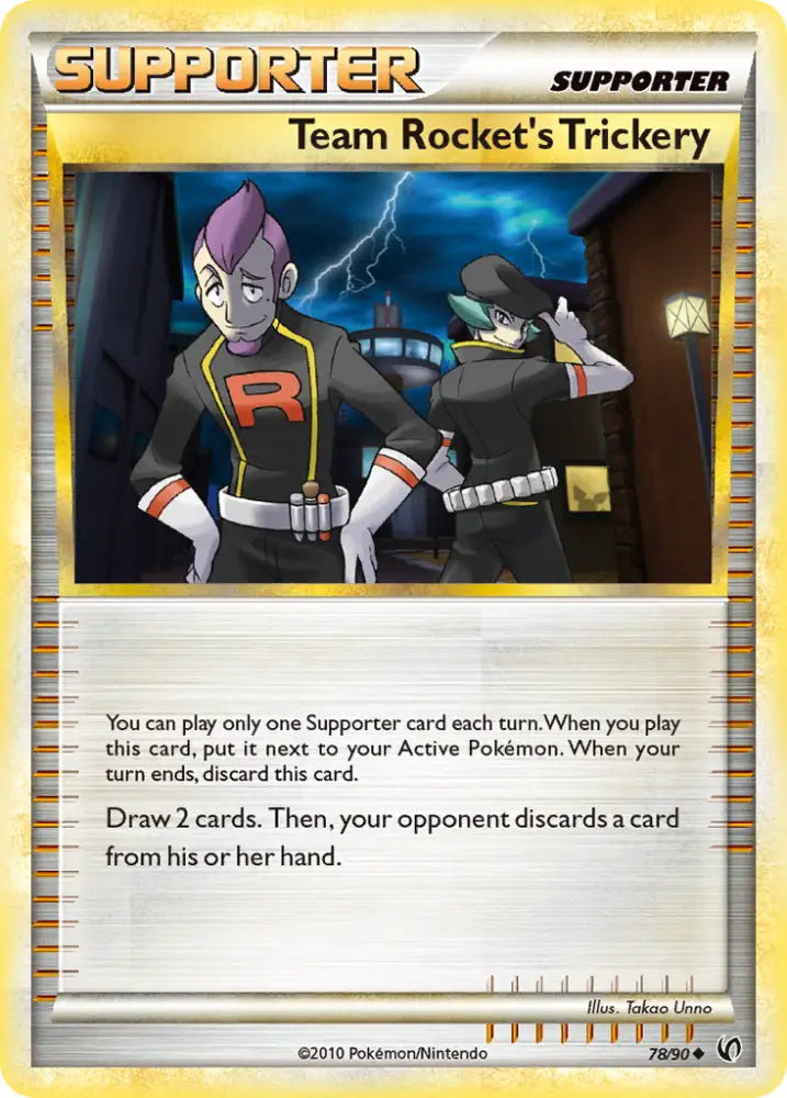 Team Rocket’s Trickery (78/90) [HeartGold & SoulSilver: Undaunted] - Pokemon Single