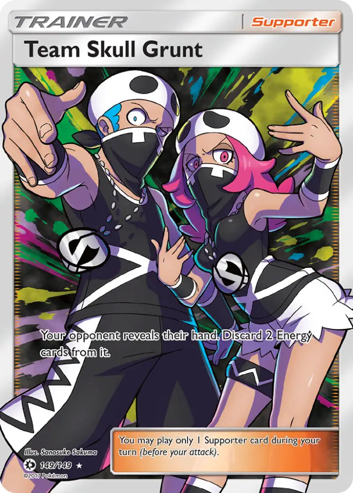 Team Skull Grunt (149/149) [Sun & Moon: Base Set] - Pokemon Single