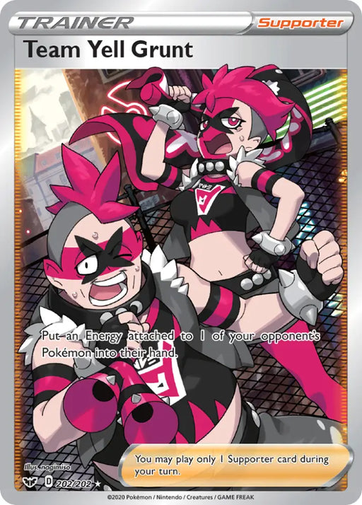 Team Yell Grunt (202/202) [Sword & Shield: Base Set] - Pokemon Single