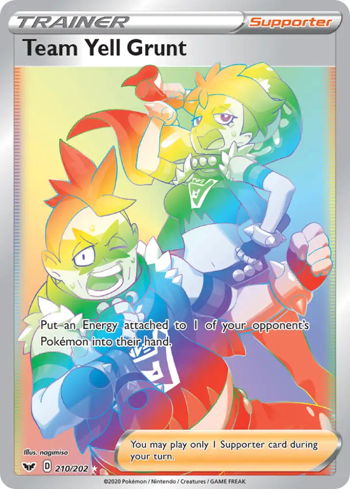 Team Yell Grunt (210/202) [Sword & Shield: Base Set] - Pokemon Single