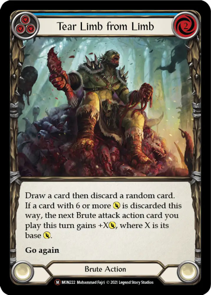 Tear Limb from Limb [Monarch Unlimited] Unlimited Rainbow Foil - Flesh And Blood Single