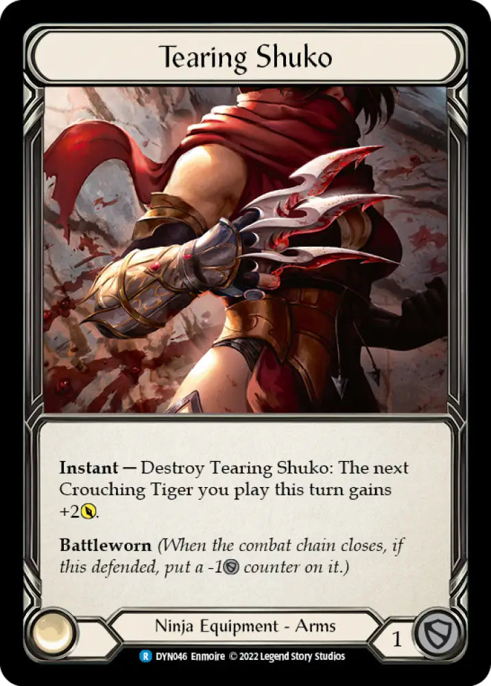 Tearing Shuko [Dynasty] Rainbow Foil - Flesh And Blood Single