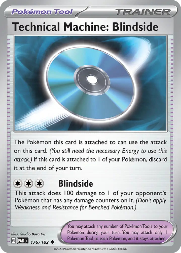 Technical Machine: Blindside (176/182) [Scarlet & Violet: Paradox Rift] - Pokemon Single