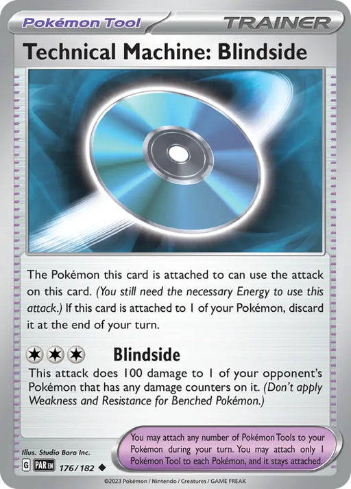 Technical Machine: Blindside (176/182) [Scarlet & Violet: Paradox Rift] - Pokemon Single