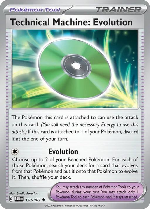 Technical Machine: Evolution (178/182) [Scarlet & Violet: Paradox Rift] - Pokemon Single