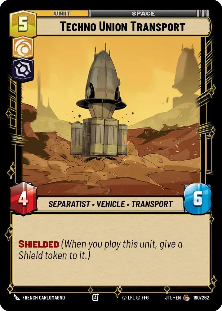 Techno Union Transport (190/262) [Jump to Lightspeed] - Star Wars: Unlimited Single