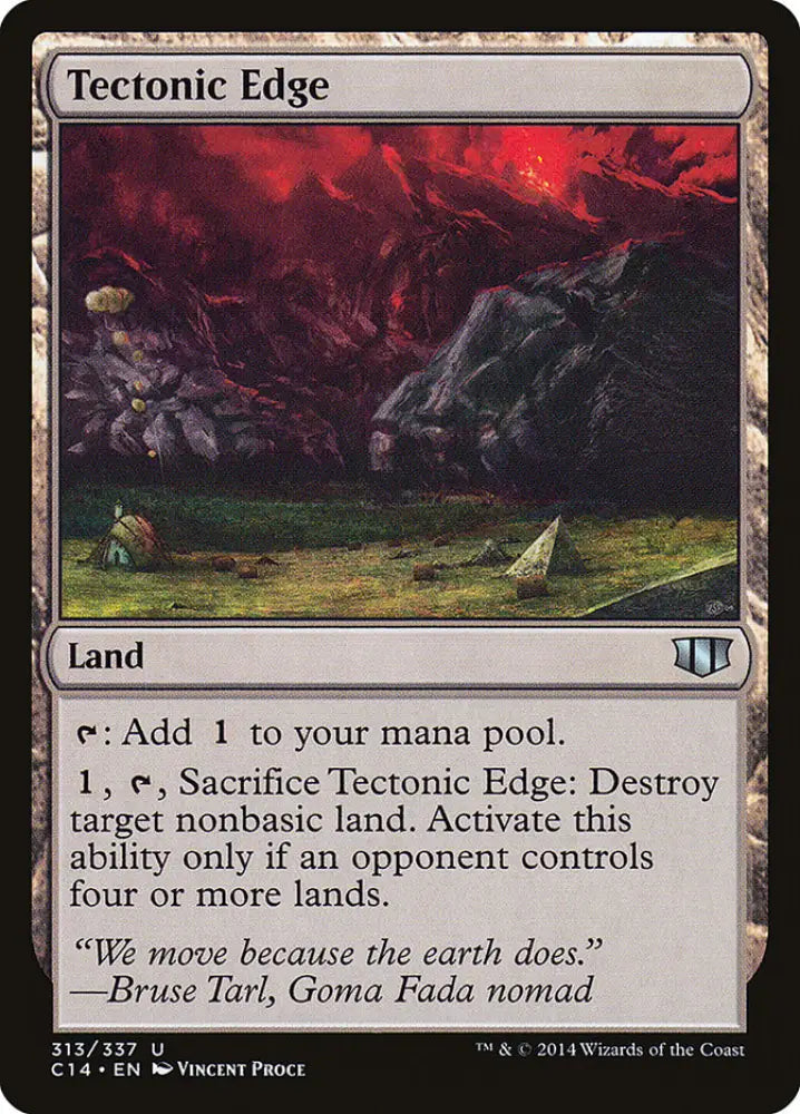 Tectonic Edge [Commander 2014] - MTG Single
