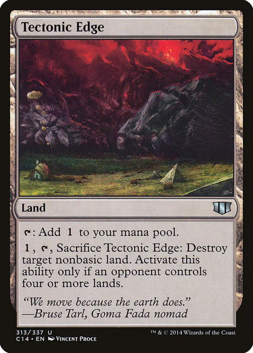 Tectonic Edge [Commander 2014] - MTG Single