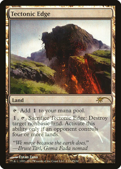 Tectonic Edge [Friday Night Magic 2012] - MTG Single