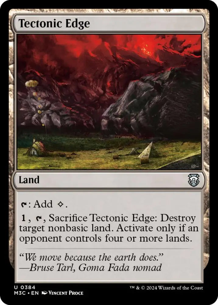 Tectonic Edge [Modern Horizons 3 Commander] - MTG Single