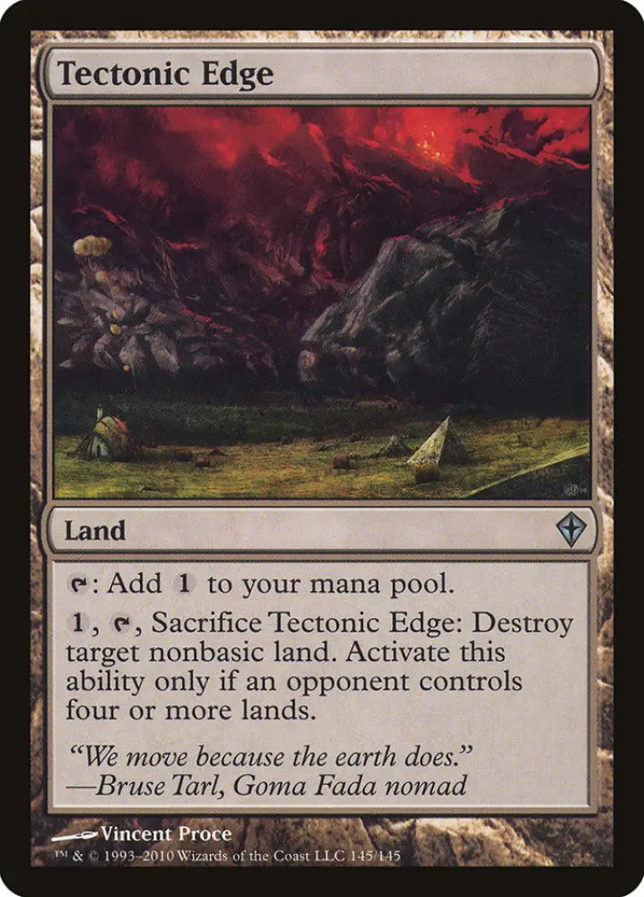 Tectonic Edge [Worldwake] - MTG Single