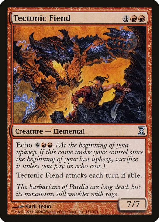 Tectonic Fiend [Time Spiral] - MTG Single