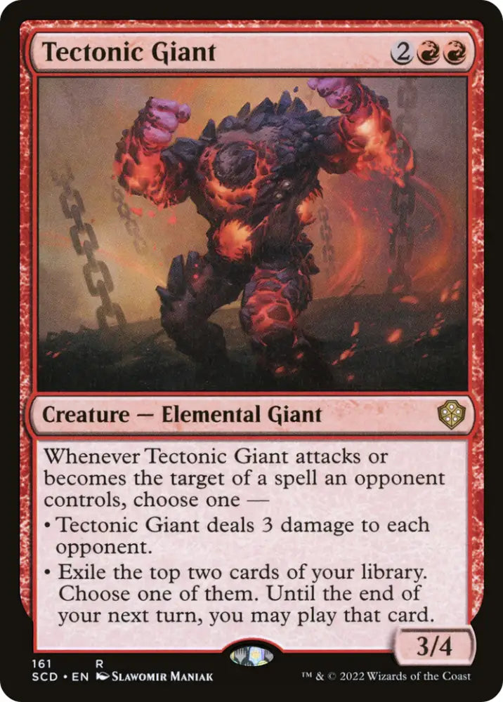 Tectonic Giant [Starter Commander Decks] - MTG Single