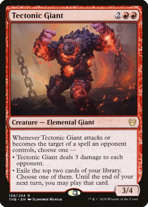 Tectonic Giant [Theros Beyond Death] - MTG Single