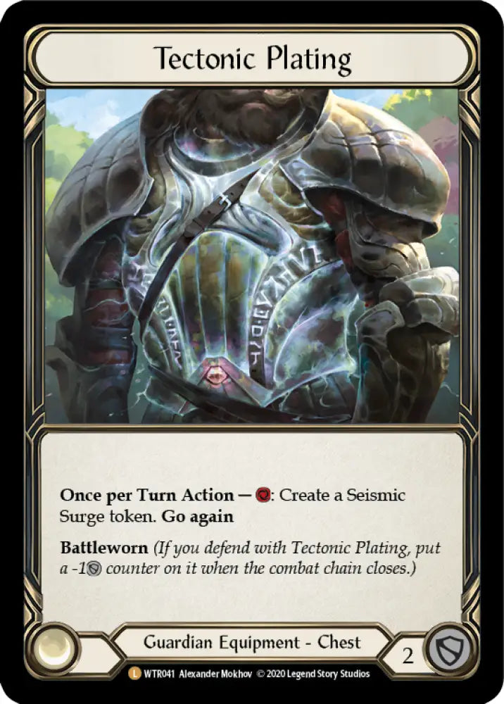 Tectonic Plating [Welcome to Rathe Unlimited] Unlimited Rainbow Foil - Flesh And Blood Single