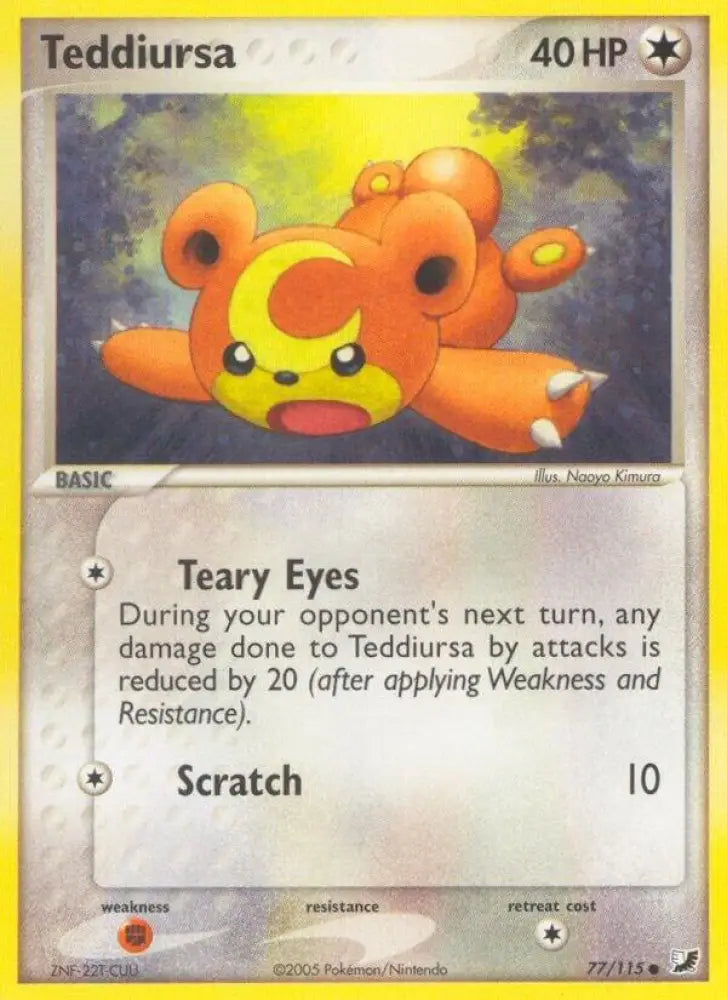 Teddiursa (77/115) [EX Unseen Forces]