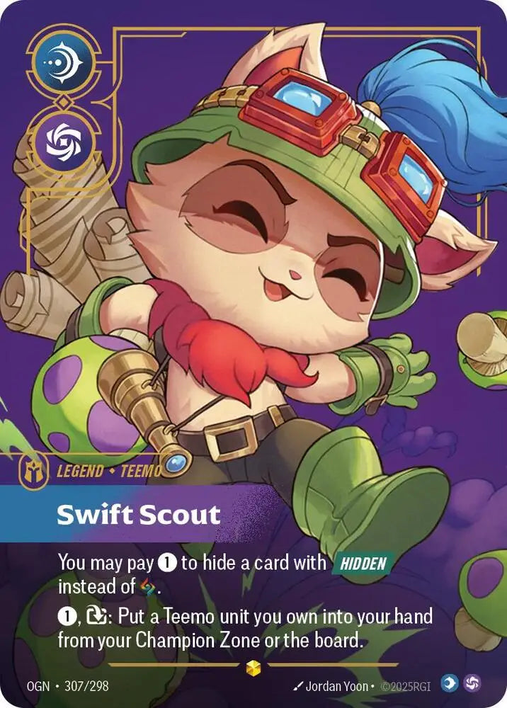 Teemo - Swift Scout (Showcase) (307/298) [Origins]