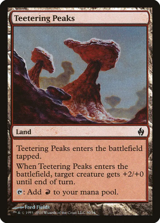 Teetering Peaks [Premium Deck Series: Fire and Lightning] - MTG Single