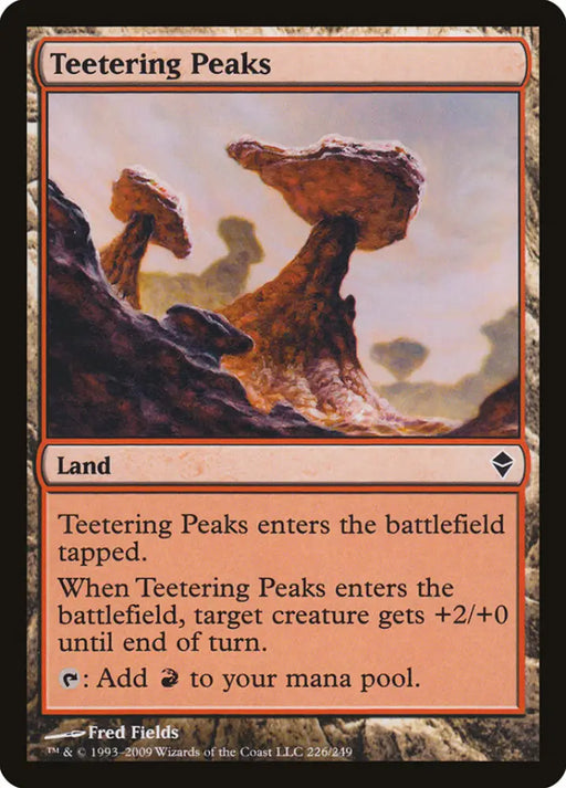 Teetering Peaks [Zendikar] - MTG Single