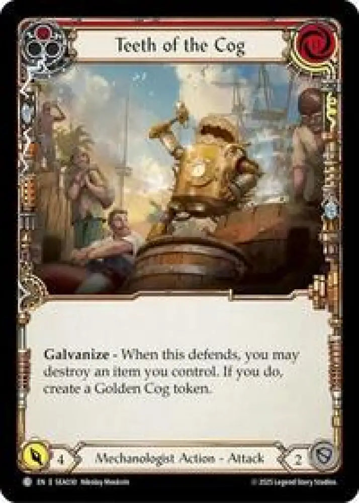 Teeth of the Cog (Red) (SEA030) [High Seas]