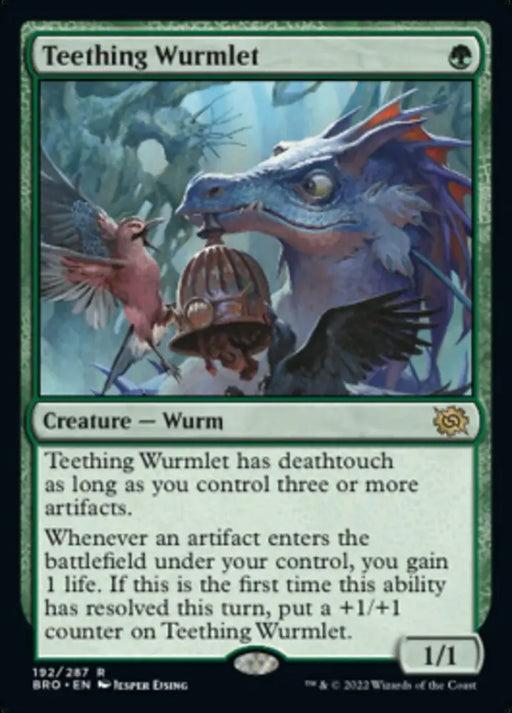 Teething Wurmlet [The Brothers’ War] - MTG Single