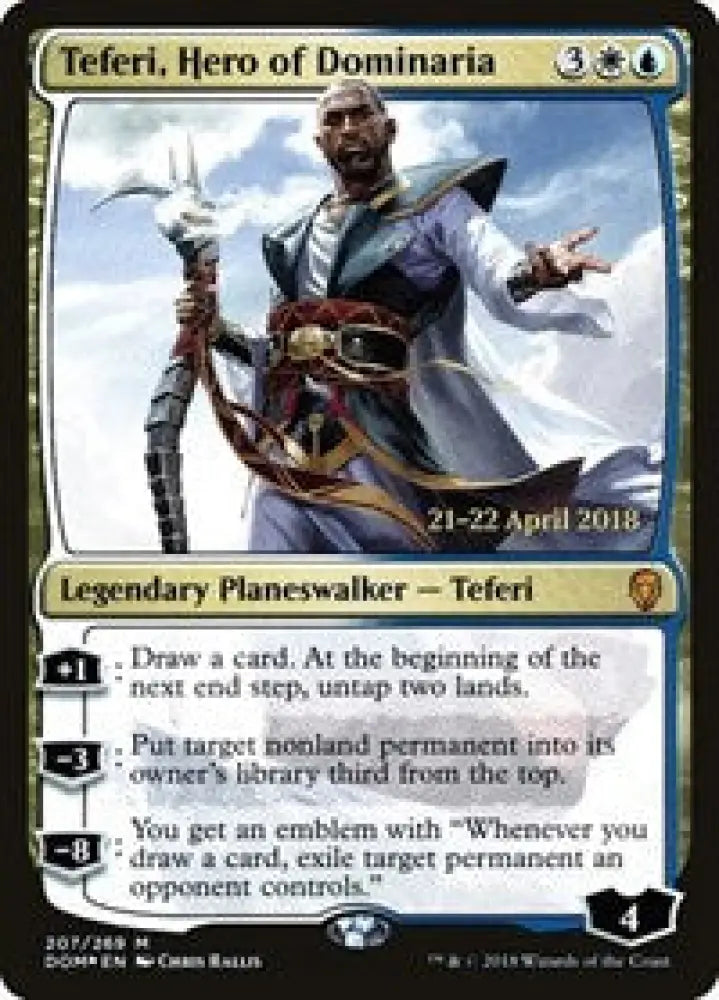 Teferi, Hero of Dominaria (207) [Prerelease Cards]