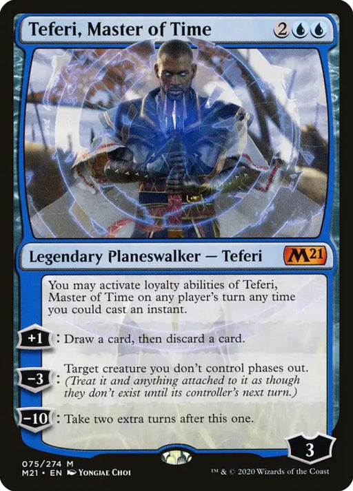 Teferi Master of Time (075) [Core Set 2021] - MTG Single