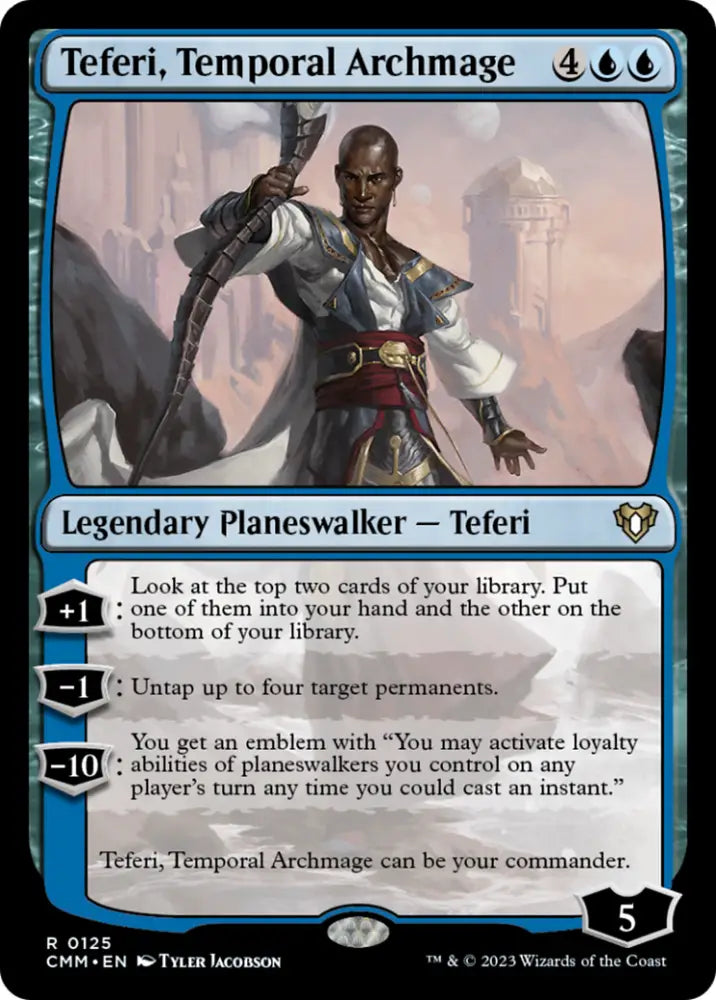 Teferi Temporal Archmage [Commander Masters] - MTG Single