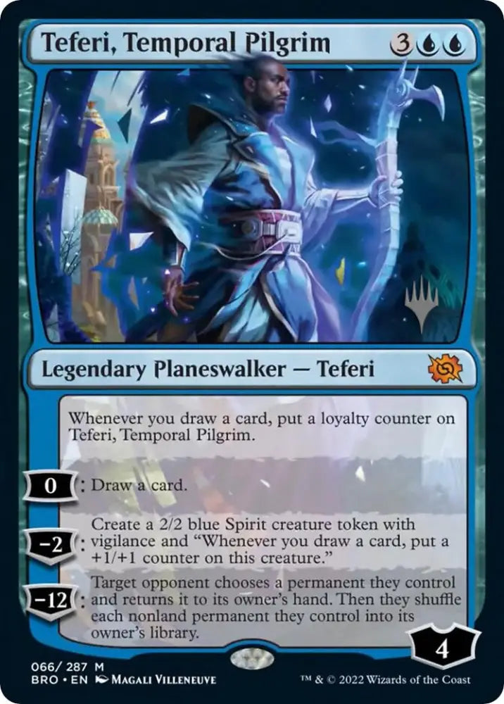 Teferi Temporal Pilgrim (Promo Pack) [The Brothers’ War Promos] - MTG Single