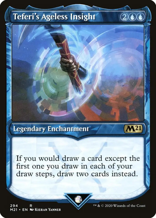Teferi’s Ageless Insight (Showcase) [Core Set 2021] - MTG Single