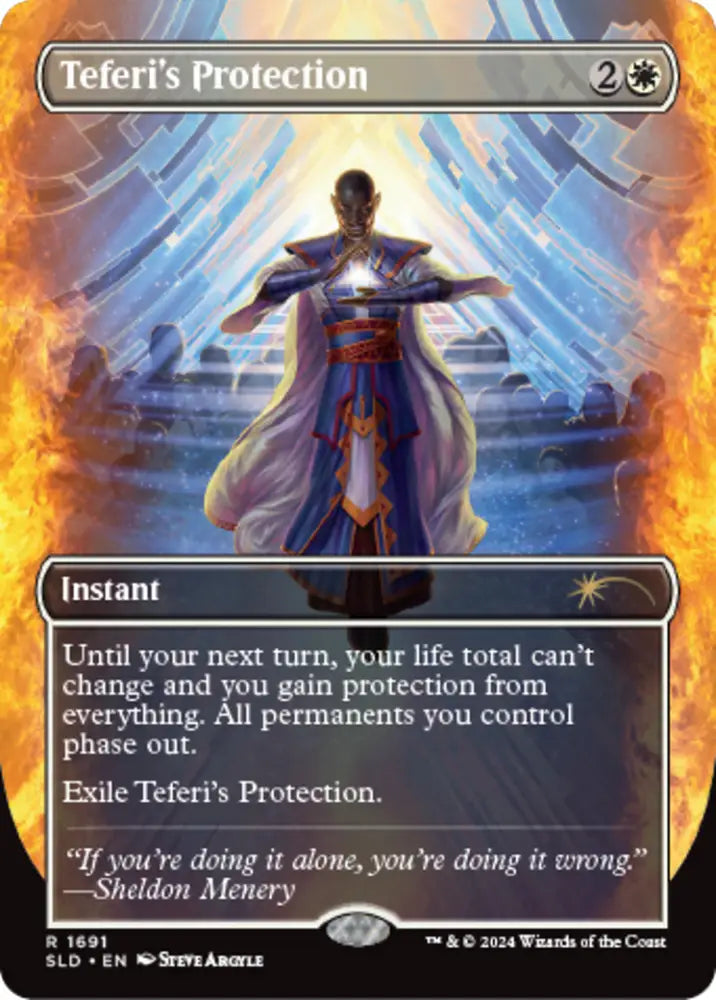 Teferi’s Protection (1691) [Secret Lair: Sheldon’s Spellbook] - MTG Single
