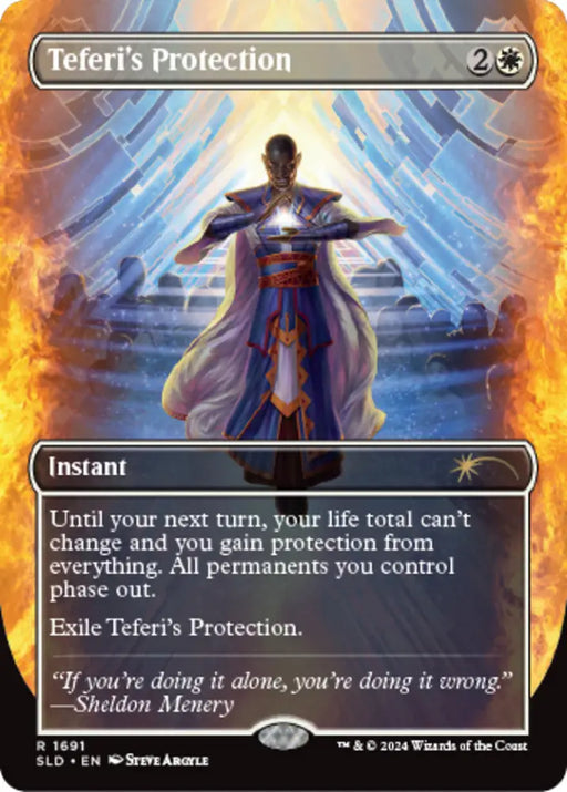 Teferi’s Protection (1691) [Secret Lair: Sheldon’s Spellbook] - MTG Single