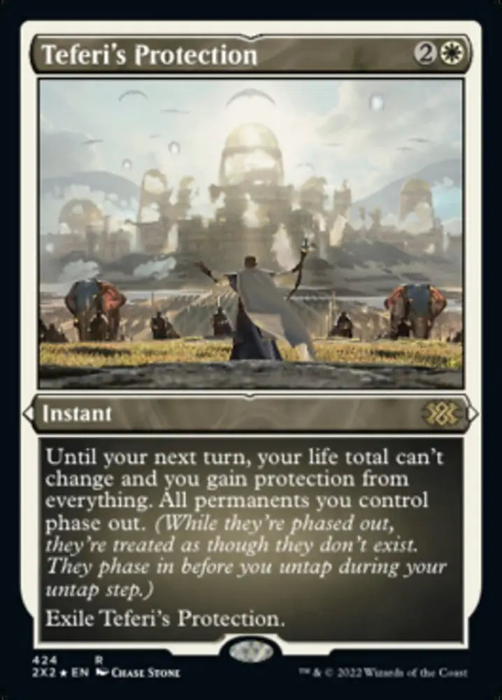 Teferi’s Protection (Foil Etched) [Double Masters 2022] - MTG Single