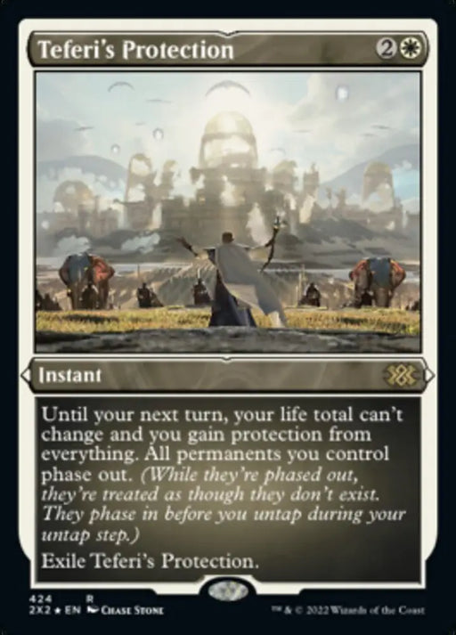 Teferi’s Protection (Foil Etched) [Double Masters 2022] - MTG Single