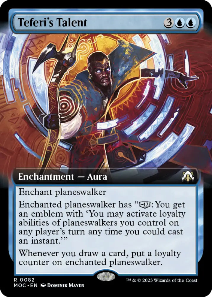 Teferi’s Talent (Extended Art) [March of the Machine Commander] - MTG Single
