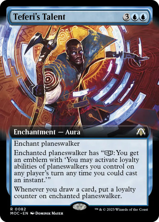 Teferi’s Talent (Extended Art) [March of the Machine Commander] - MTG Single
