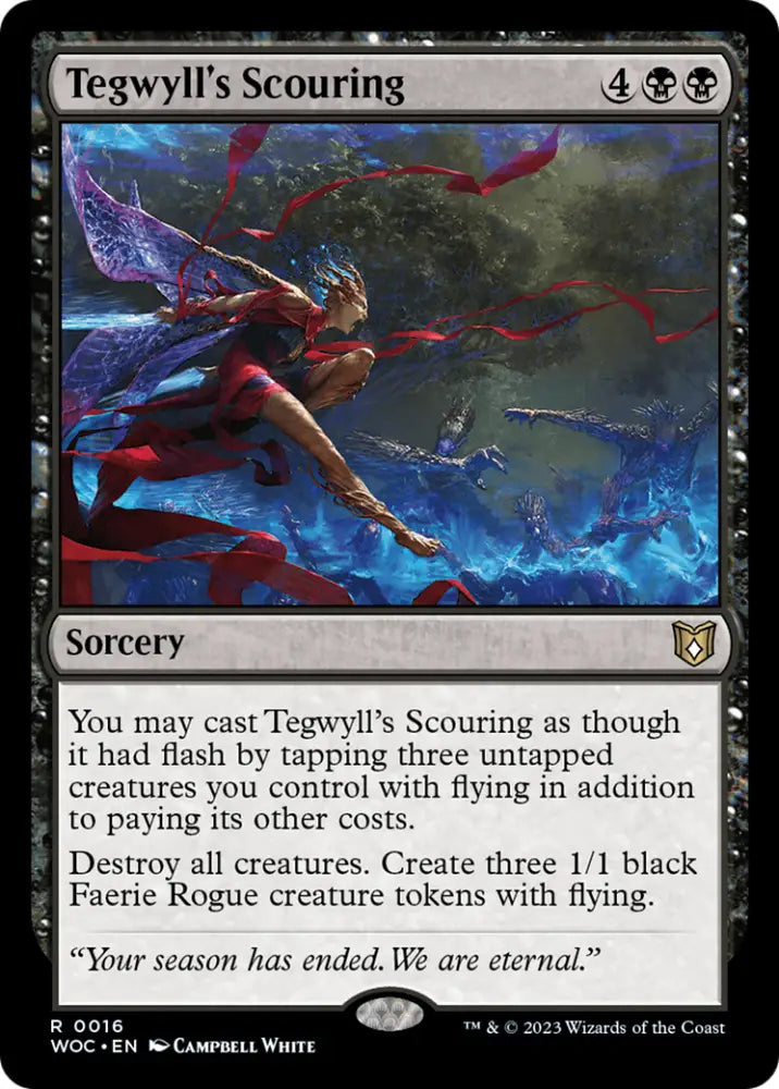 Tegwyll’s Scouring [Wilds of Eldraine Commander] - MTG Single