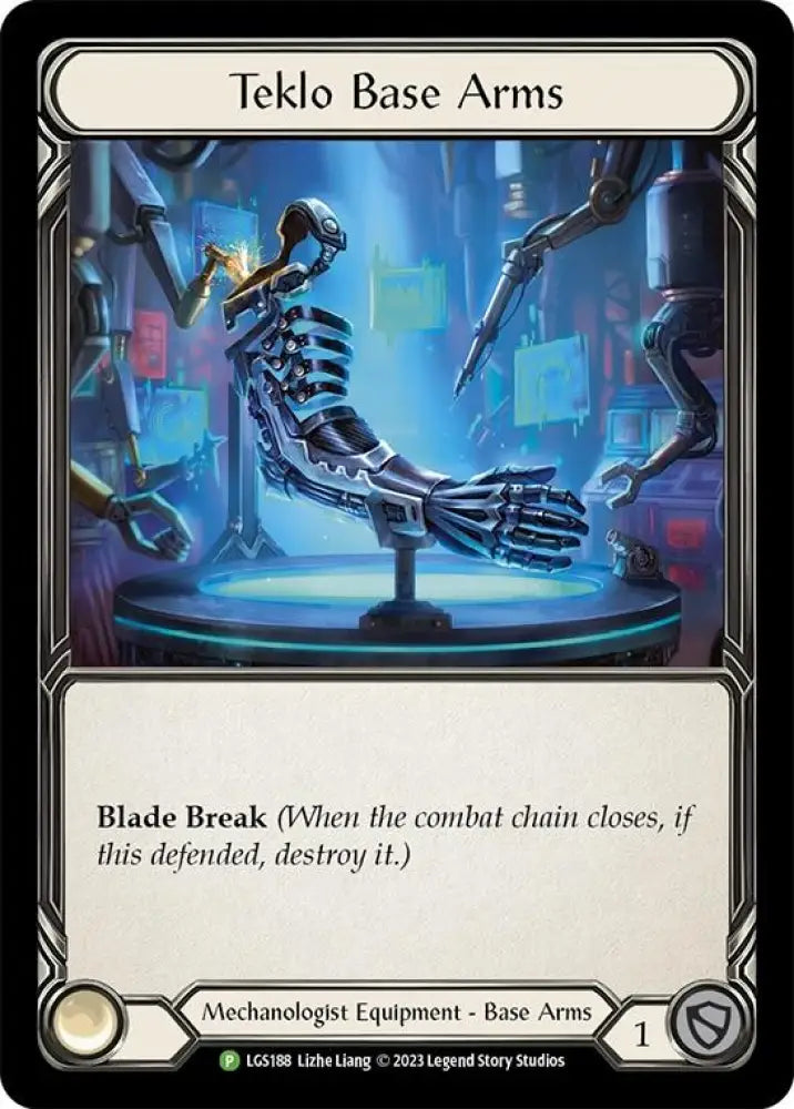 Teklo Base Arms [LGS188] (Promo) Cold Foil - Flesh And Blood Single