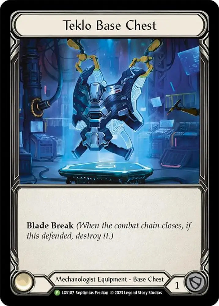 Teklo Base Chest [LGS187] (Promo) Cold Foil - Flesh And Blood Single