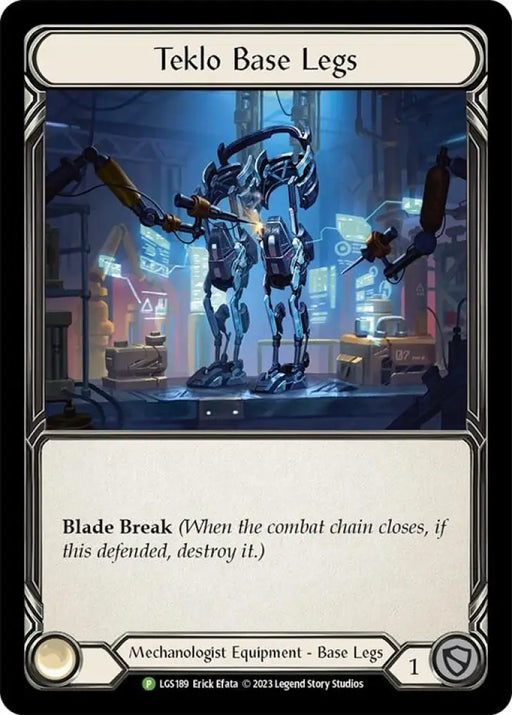 Teklo Base Legs [LGS189] (Promo) Cold Foil - Flesh And Blood Single
