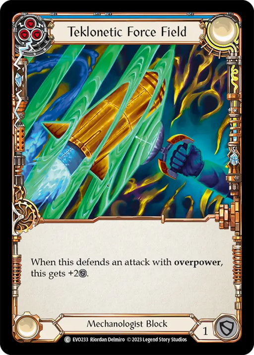 Teklonetic Force Field (Blue) [Bright Lights] - Flesh And Blood Single